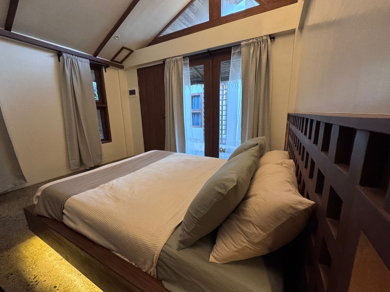Beautiful vaulted wooden ceilings